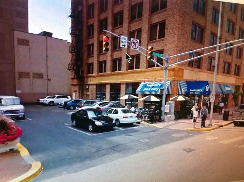 Street view of 301 W. Washington St. Lot