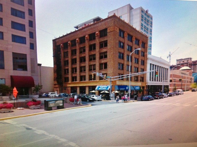Street view of 301 W. Washington St. Lot