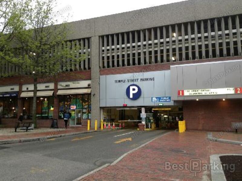 Street view of Temple Street Garage
