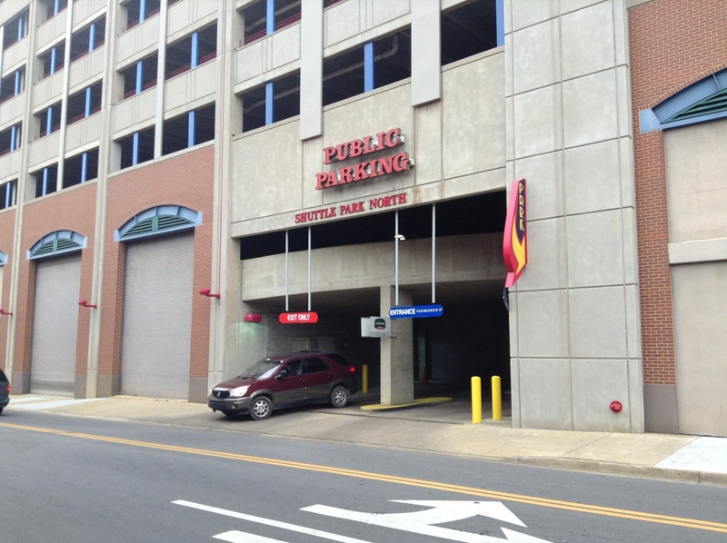 Street view of CARTA North Garage