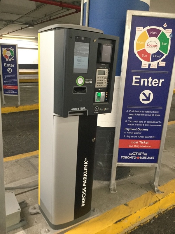 Street view of Rogers Centre Parking