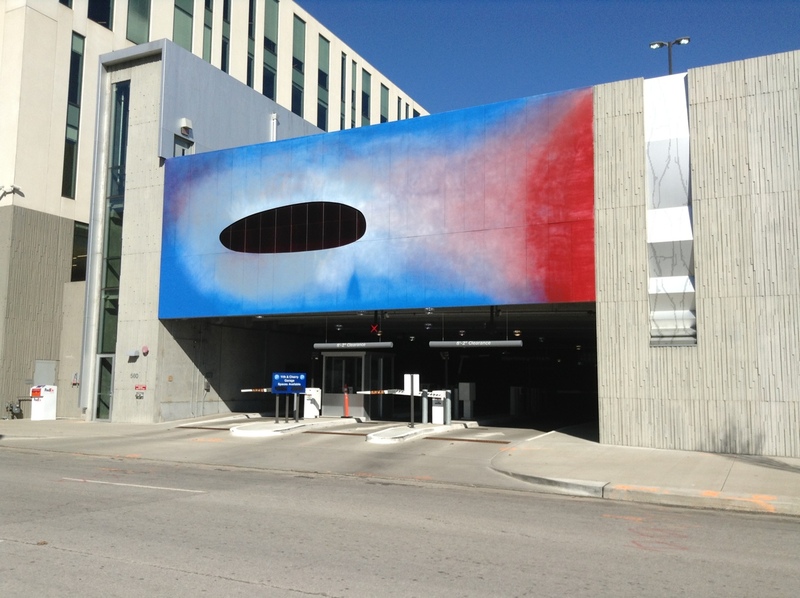 Street view of 11th & Cherry Garage