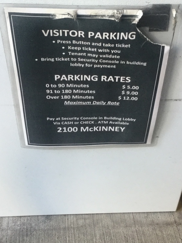 Street view of McKinney Garage