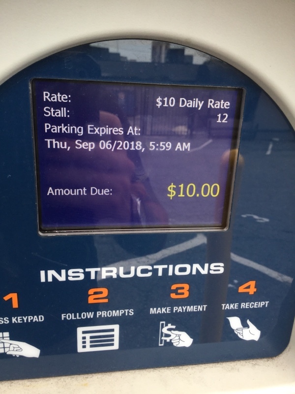 Street view of Baker Street Lot