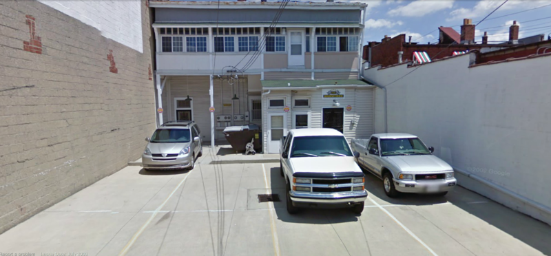 Street view of Denison Parking