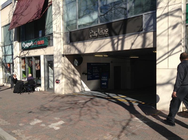 Street view of International Place Garage