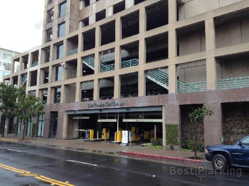 Street view of City Center West Garage