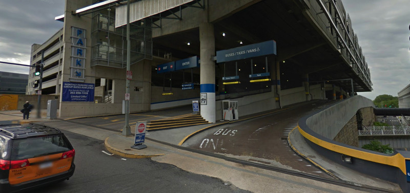 Street view of Union Station - Bus Parking