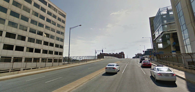 Street view of Union Station - Bus Parking