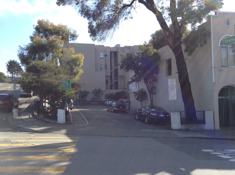 Street view of Ulloa/Claremont Lot
