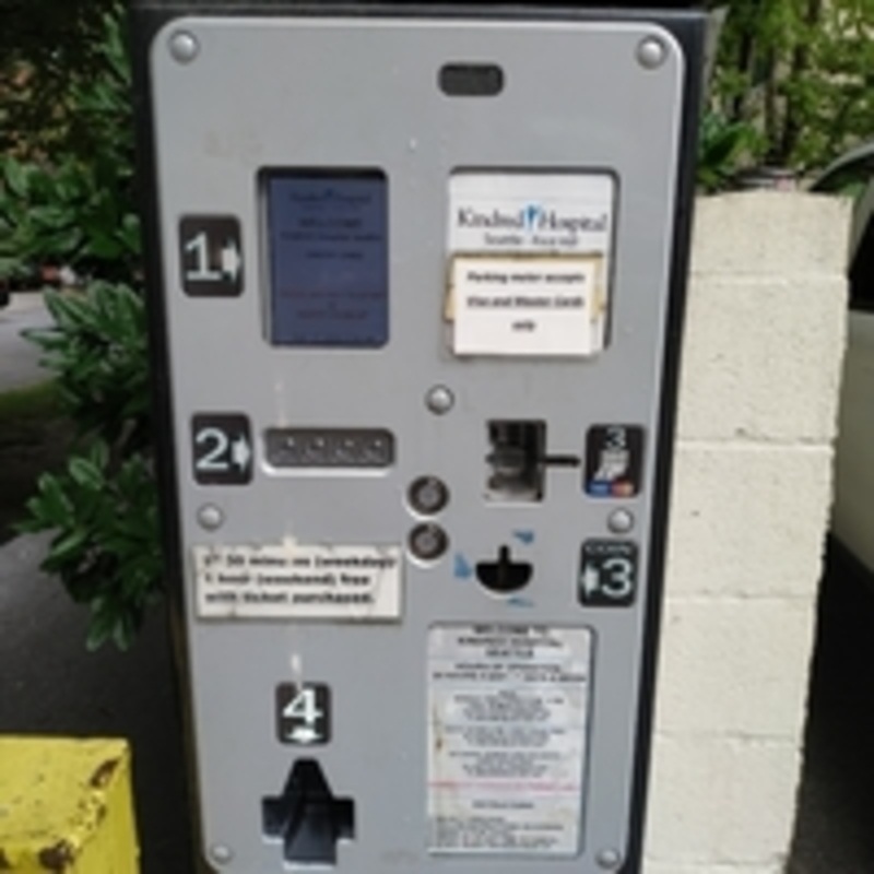 Street view of Terry and University Lot