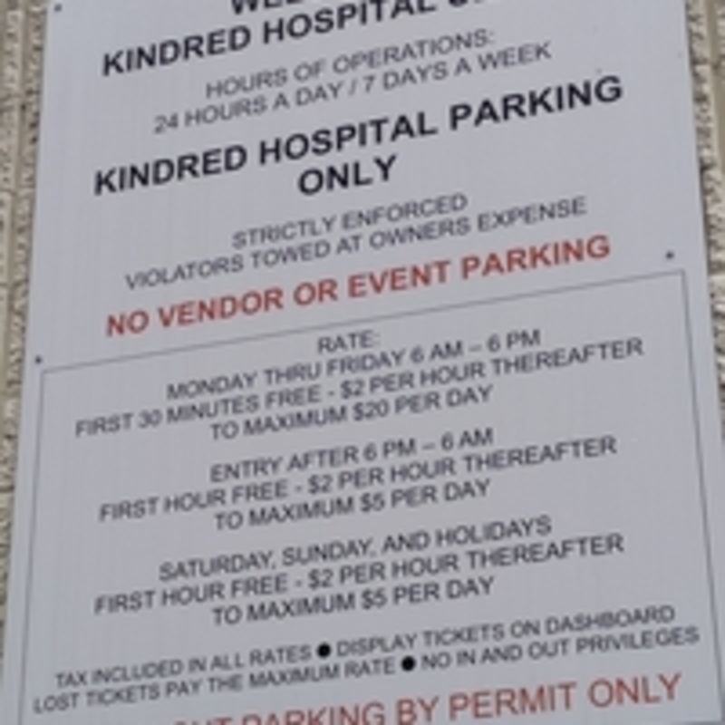 Street view of Terry and University Lot