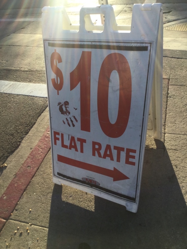 Street view of Selma Ave Parking Lot