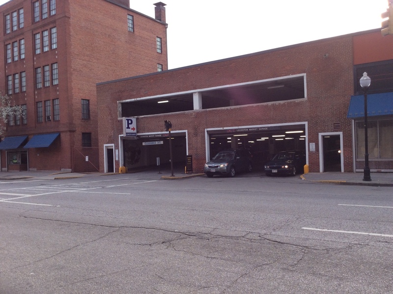 Street view of Lexington Market Garage