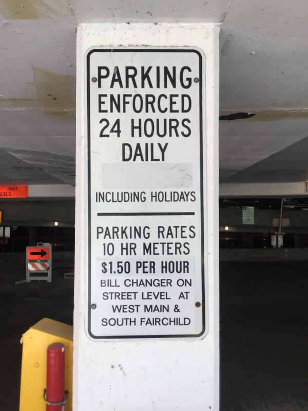 Street view of Capitol Square South Ramp