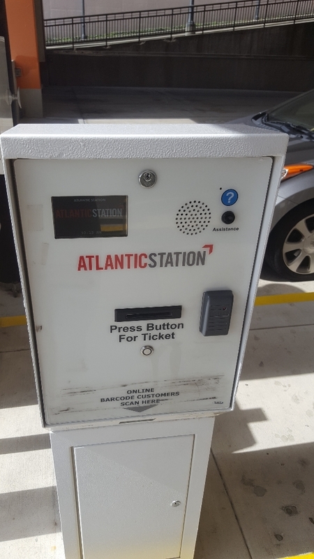 Street view of Atlantic Station Parking Deck (Self-Park)