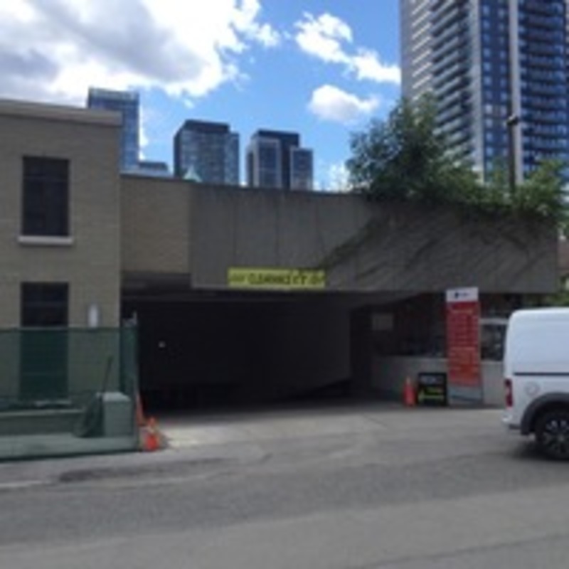 Street view of Sherbourne Complex Parking Garage