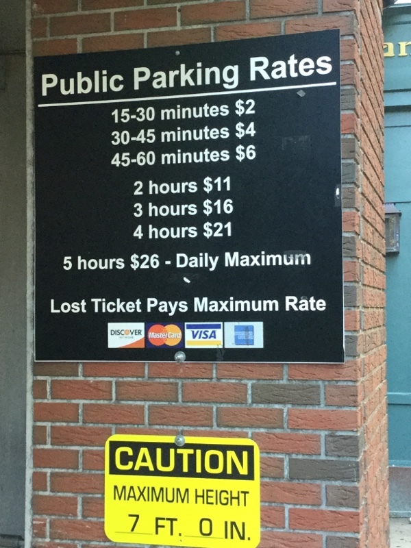 Street view of Avenue Condominium Garage