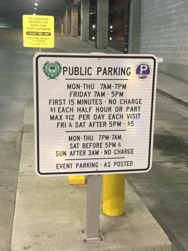 Street view of City Center Deck