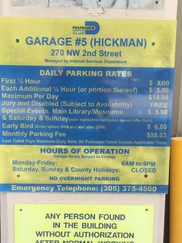 Street view of Hickman Garage (Garage 5)