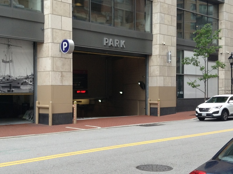Street view of Legg Mason Tower/Four Seasons Hotel Garage
