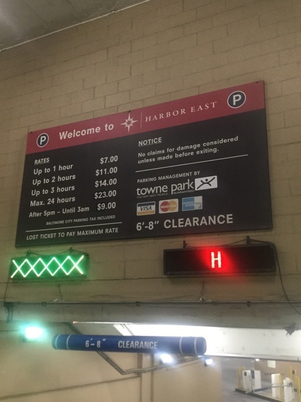 Street view of Legg Mason Tower/Four Seasons Hotel Garage