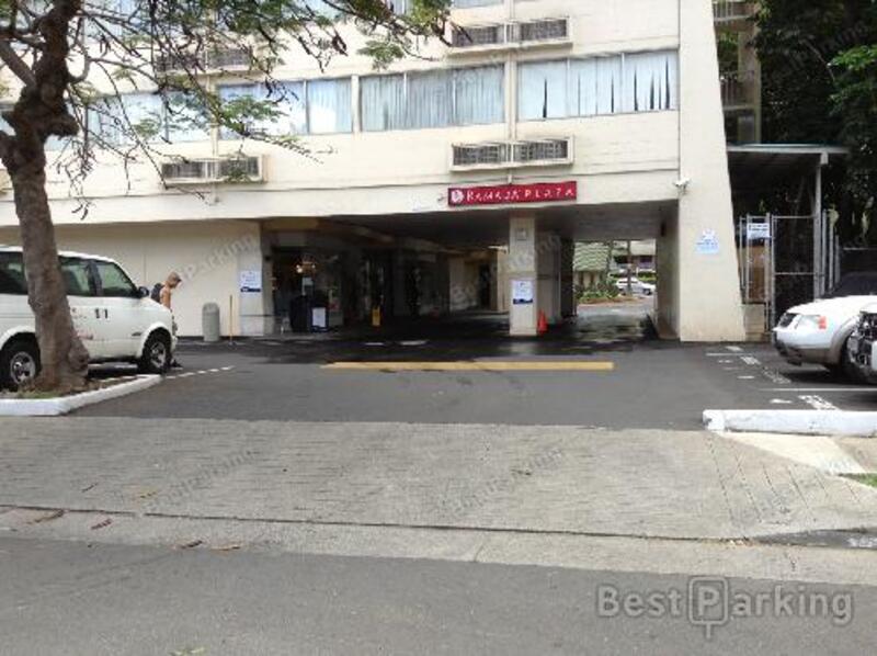 Street view of Ramada Plaza Waikiki