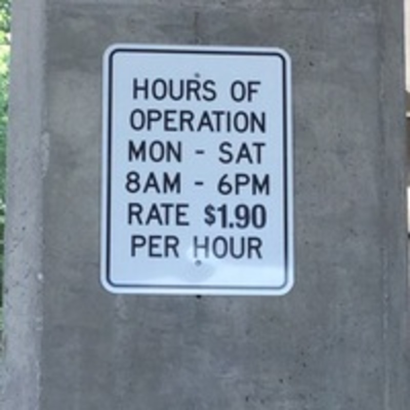 Street view of Broadway Bridge Lot