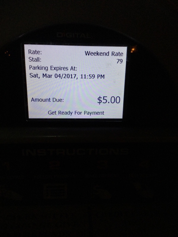 Street view of Parking Associates lot