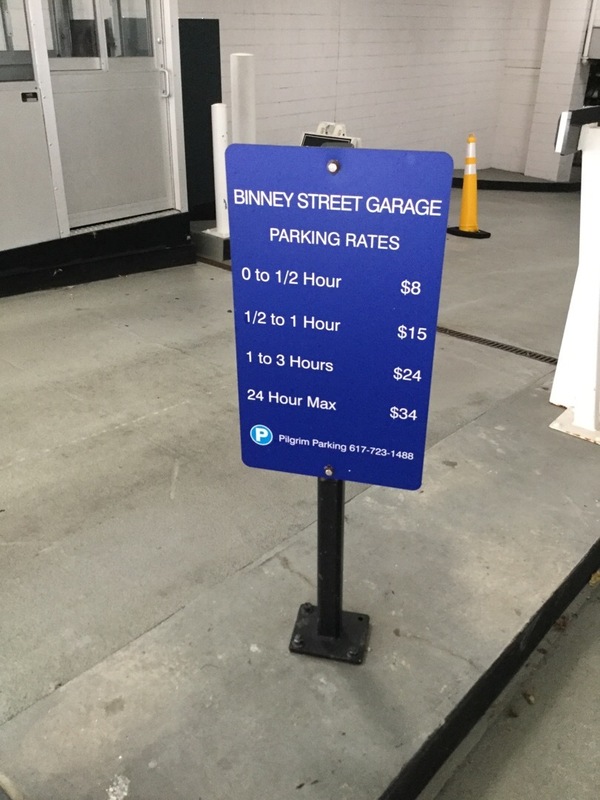 Street view of Binney Street Garage