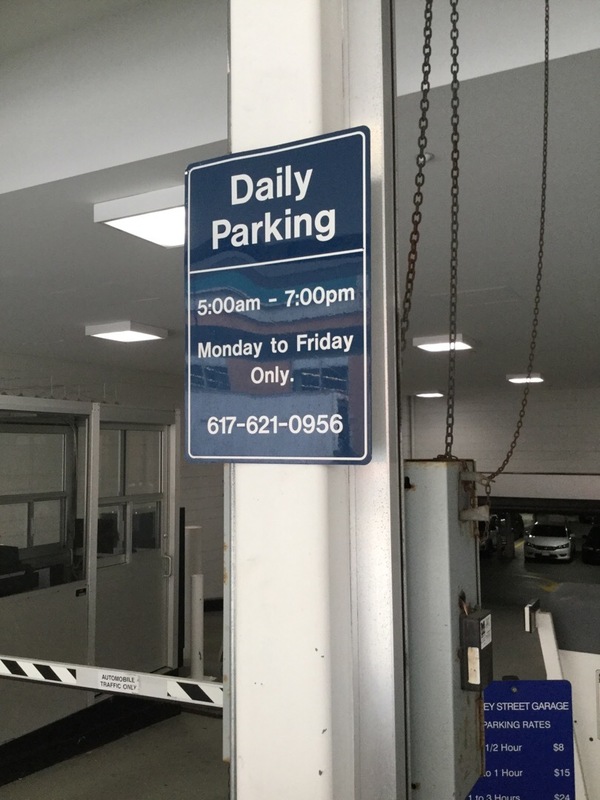 Street view of Binney Street Garage