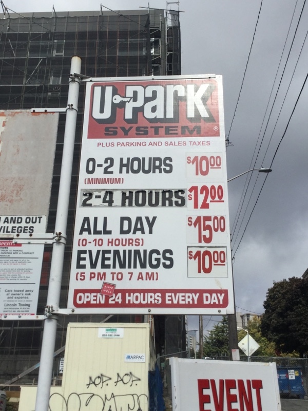 Street view of U-Park Lot #88