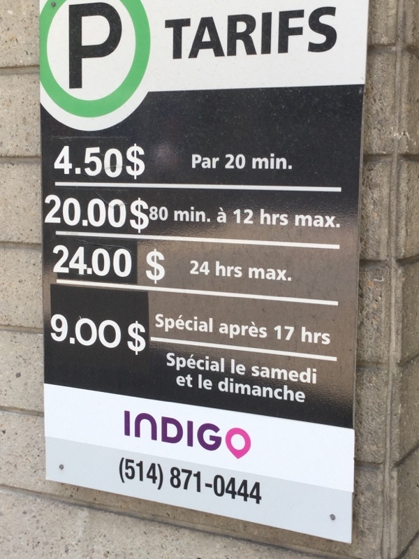 Street view of M159 - Tour le 700 et Banque Nationale