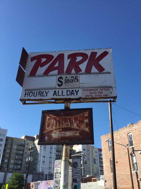 Street view of 21st St Lot