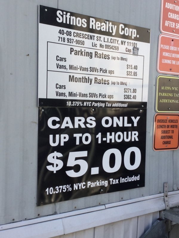 Street view of Crescent St Lot