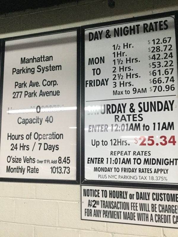 Street view of 277 Park Avenue