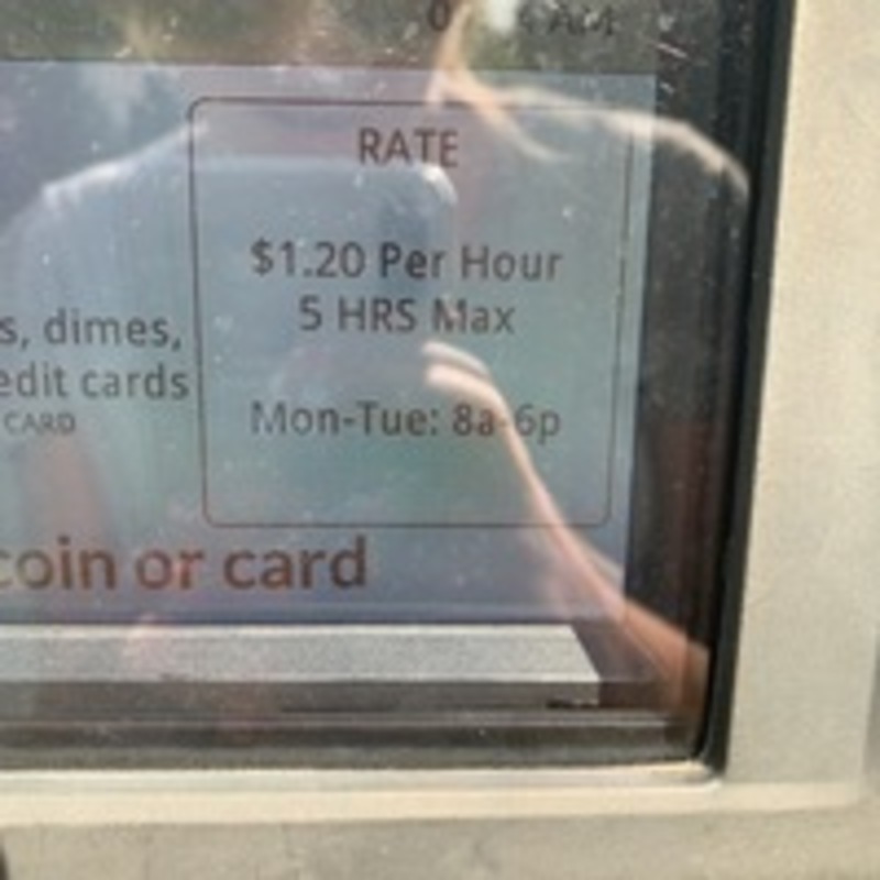 Street view of Lambie St Parking Lot