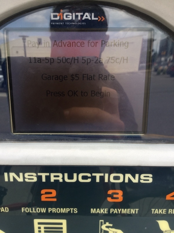 Street view of E University Ave Parking Garage