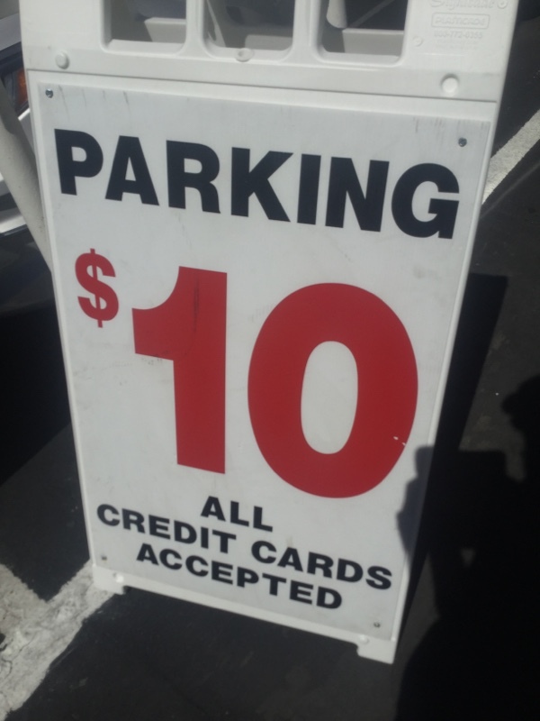 Street view of 1st Ave Lot