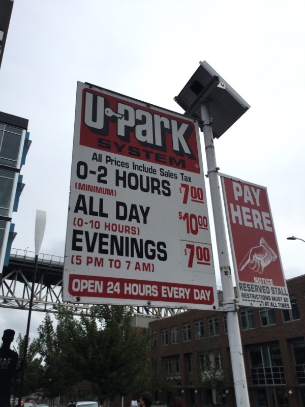 Street view of U-Park Lot #83