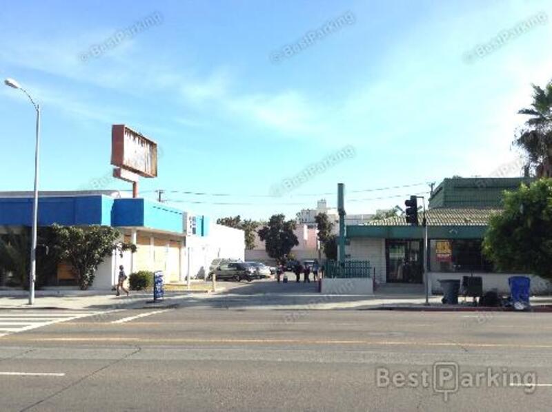 Street view of Wilshire Blvd Lot