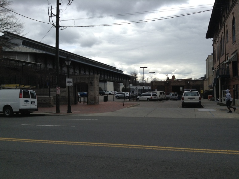Street view of Main Street Station Lot