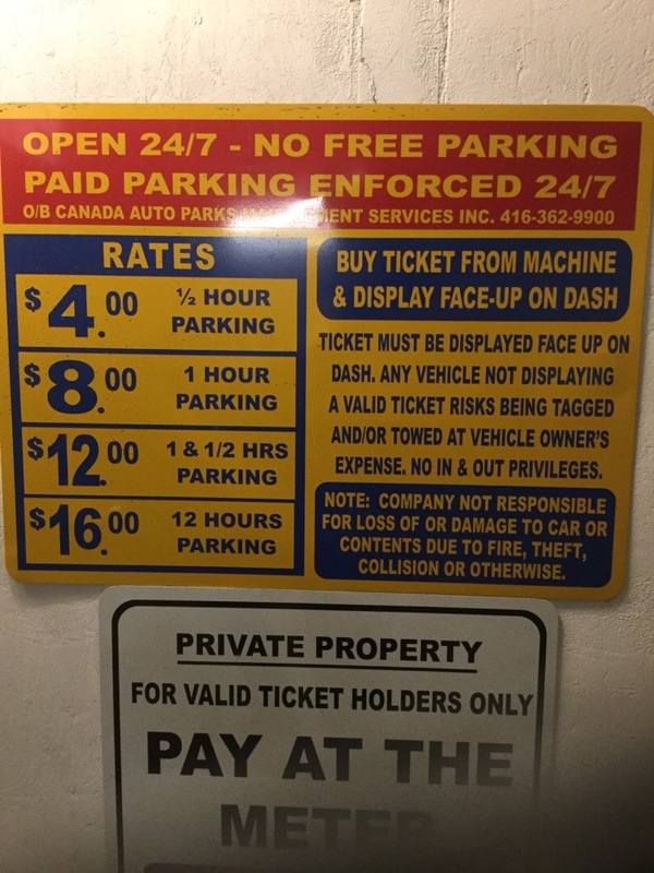 Street view of Grenville Parking Garage