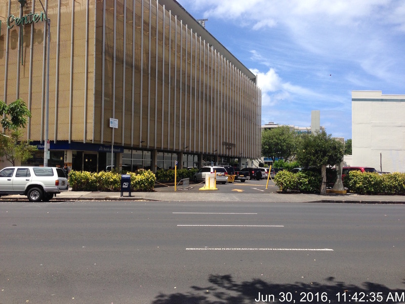Street view of King Center Lot