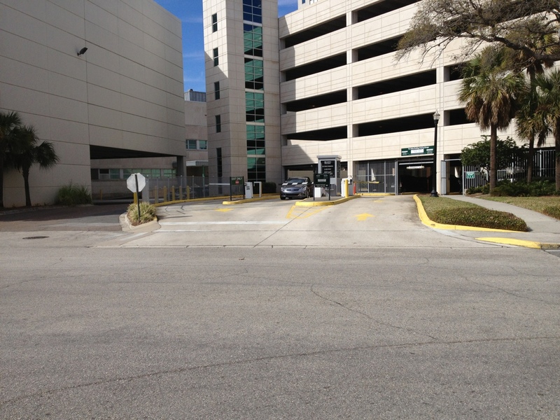Street view of The Aetna Building Parking Garage