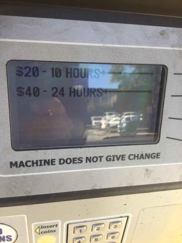 Street view of Columbia & A Parking