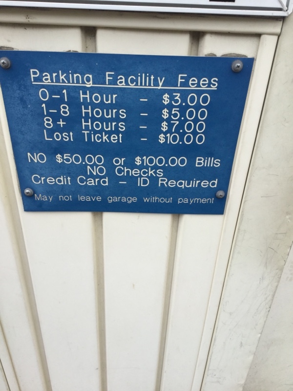 Street view of East Fulton Street Parking Garage