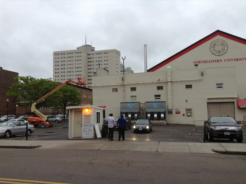 Street view of NU Matthews Lot