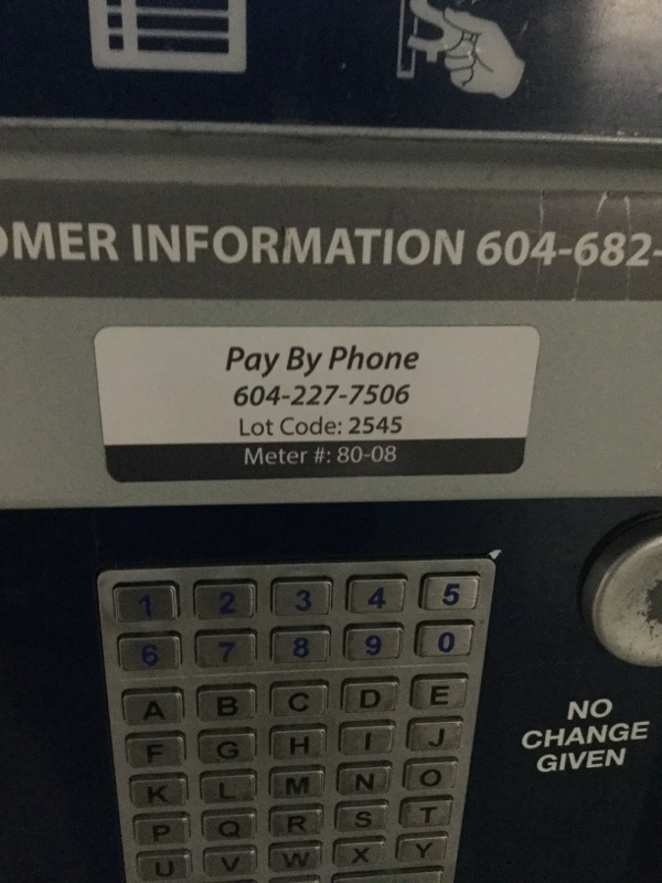 Street view of Parkade #19