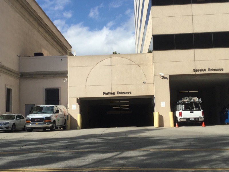 Street view of Cordova St Garage